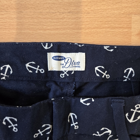 BNWOT Old Navy anchor navy and white pants size 2 - Picture 5 of 7